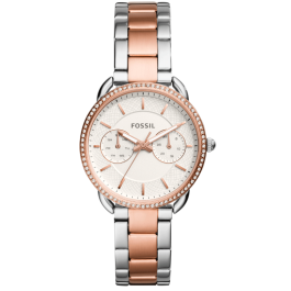 Watch strap Fossil ES4396 Stainless steel Rose 16mm